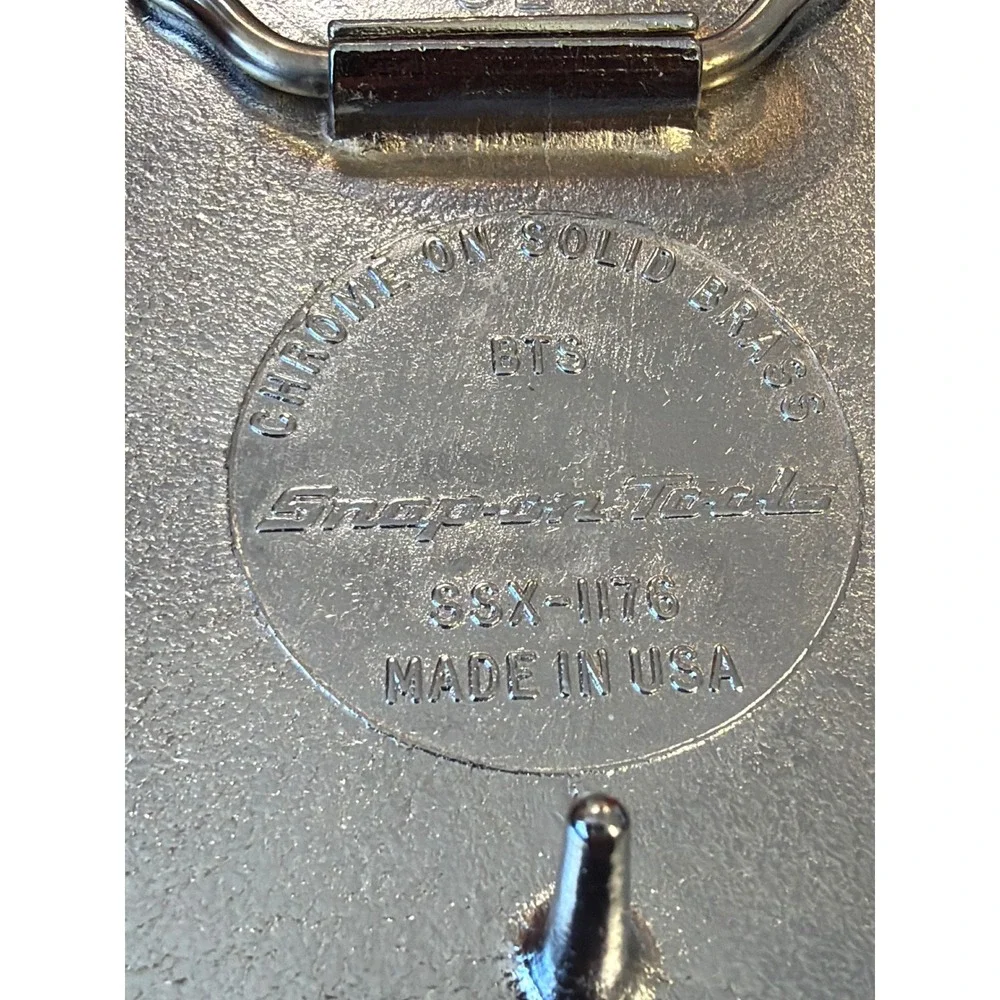 Snap-on Tools Runnin‎ Strong Belt Buckle Chrome Solid Brass SSX-1176 USA Made